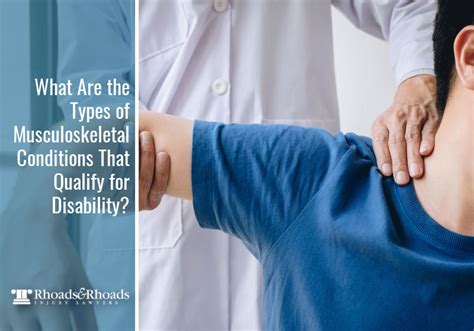 Which Musculoskeletal Disorders Meet The Criteria For Disability