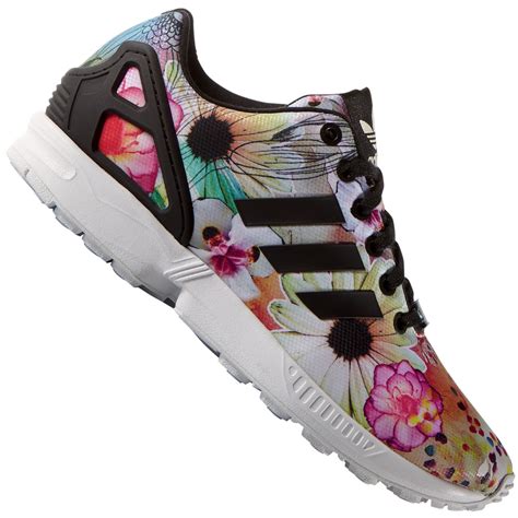 Adidas Originals Zx Flux Damen Sneaker S78976 Flowersmulticolor Fun