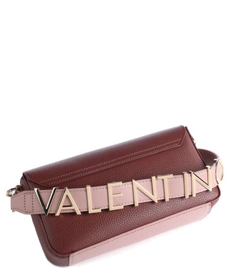 valentino bags alexia crossbody bag synthetic wine vbs5a804 e34