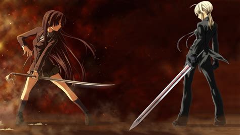 Fight Girls Sword Anime Hd Wallpaper
