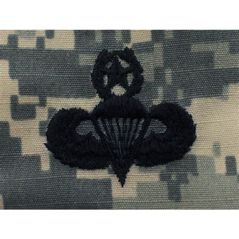 Army Parachutist Embroidered Acu Badge Usamm