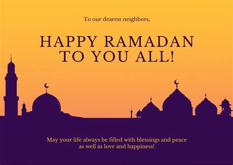 Free Custom Printable Ramadan Card Templates Canva