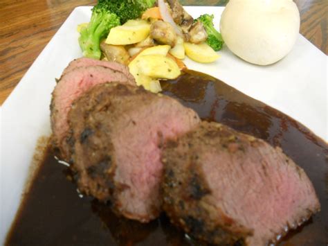 Bistro Filet Medallions With A Demi Glace Demi Glace Food Filet