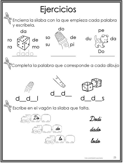 Ejercicios De Lecto Escritura Para Preescolar Y Primaria Lecto