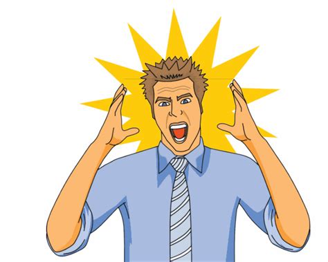 People Animated Clipart Man Under Stress Animation