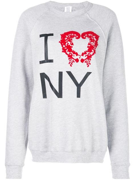 Rosie Assoulin I Love Ny Jumper Grey Rosie Assoulin Womens Knitwear ⋆