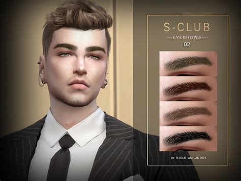 The Sims Resource S Club Wm Ts4 Eyebrows 202102