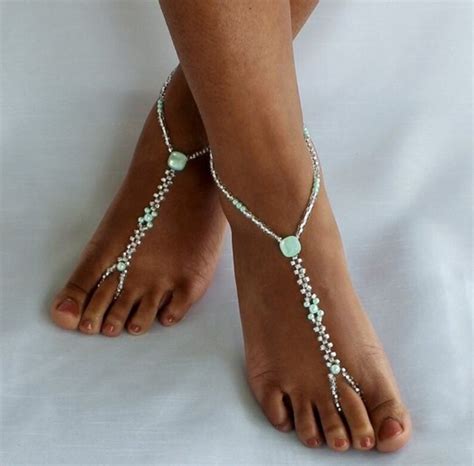 Barefoot Sandal Beaded Barefoot Sandals Foot Jewelry Starfish Etsy