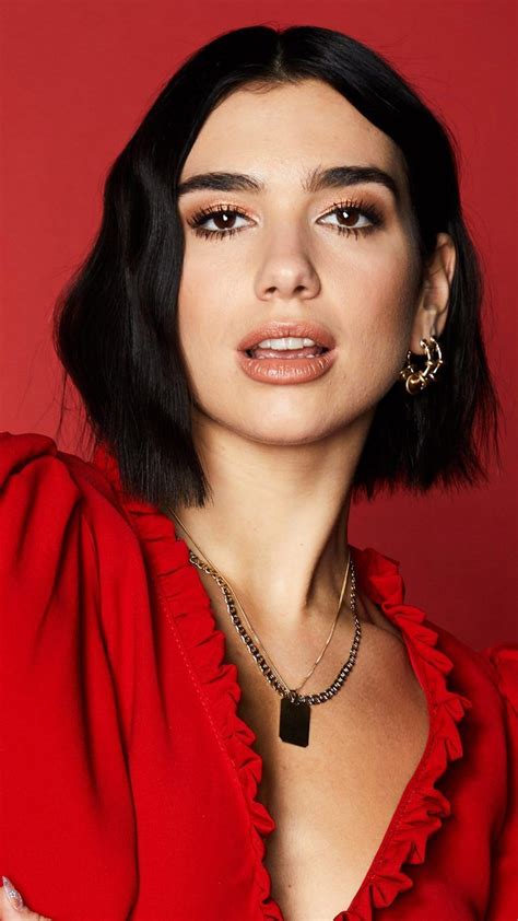 Dua Lipa In Red Dress 2019 4k Ultra Hd Mobile Wallpaper Dua Short