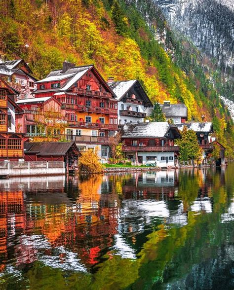 Autumn In Hallstatt Austria Cool Places To Visit Places To Visit
