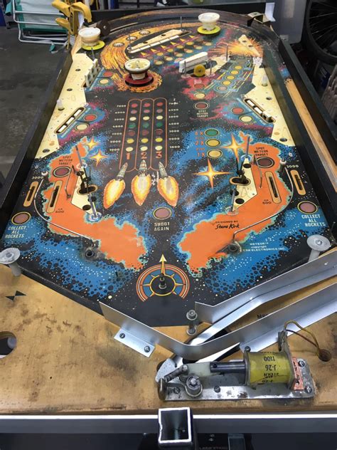 Stern Electronics Meteor Pinball Playfield Swap Project Dogford Studios