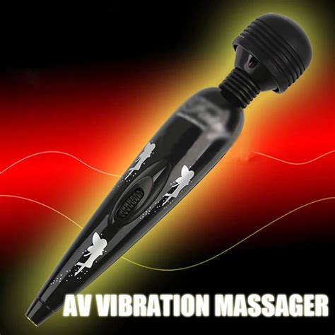 Davidsource Black Angels Av Vibrator Double Power Supply Set Electric Vibe Adult Sex Toy Porn