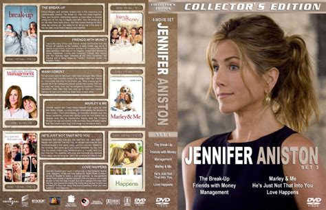 Jennifer Aniston Collection Set 3 Dvd Covers 2006 2009 R1 Custom