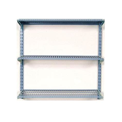 Up to you to design your own wall shelving: Wall Mount Wire Shelving | Wire shelving, Wall mounted ...