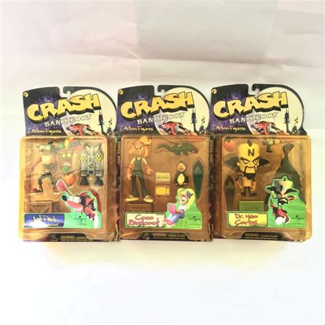 Crash Bandicoot Series 1 Action Figures By Resaurus Hobbies And Toys