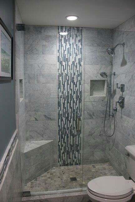 I Like The Waterfall Effect Of The Tile Only Behind The Shower Head