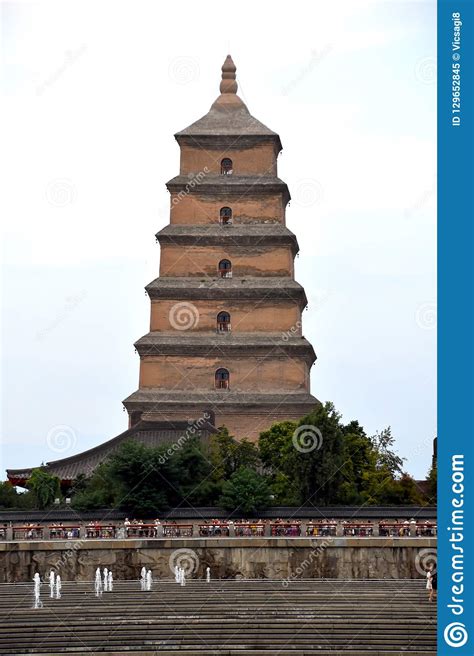Giant wild goose pagoda is in the southern part of xi'an. Giant Wild Goose Pagoda Dayan Pagoda, Xian, China ...