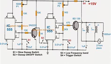 Ultrasonic Generator Circuit Diagram