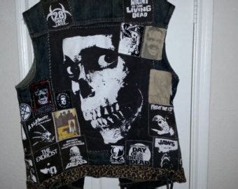 Today i'm gonna share with you guys my custom made leather jacket.i bought this jacket off of amazon a little over a year ago for. Punk Vest Battle Jacket DIY patches by JadedKreations on Etsy | Diy jacket, Diy clothes, Diy vest