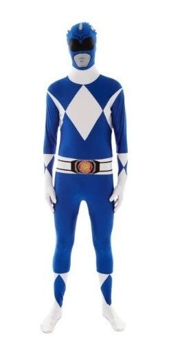 Disfraz De Power Ranger Azul Para Adultos Envio Gratis 1 299900