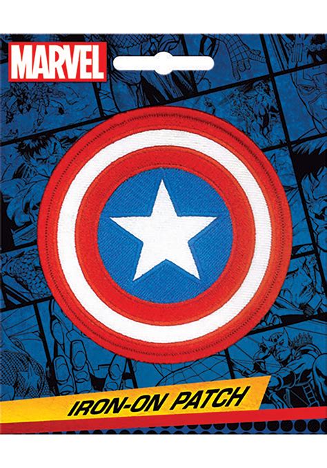 Iron On Marvel Captain America Patch