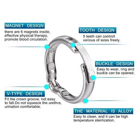 Cock Ring Glans Ring Magnetic Sheath Compound Male Circumcision Ring