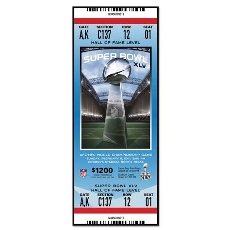 Super Bowl Ticket Ubicaciondepersonascdmxgobmx