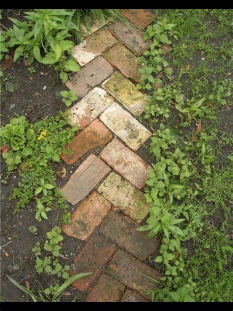 Brick Path Garden Paths Recycled Garden Garden Inspiration