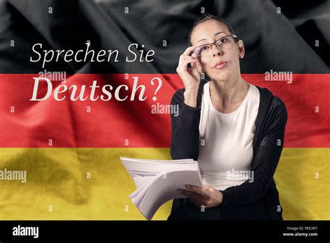 Sprechen Sie Deutsch Stock Photo Alamy