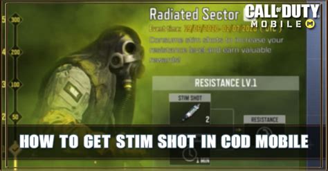 How To Get Stim Shot In Cod Mobile Rediated Sector Event Zilliongamer