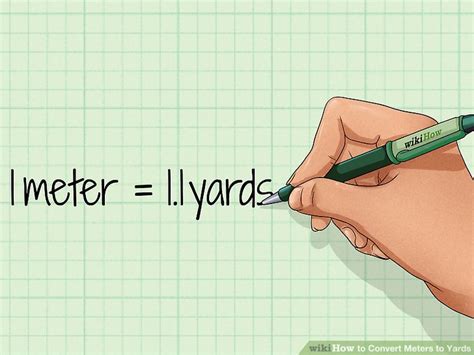 1 ярд = 0.9144 метра. How to Convert Meters to Yards: 9 Steps (with Pictures ...