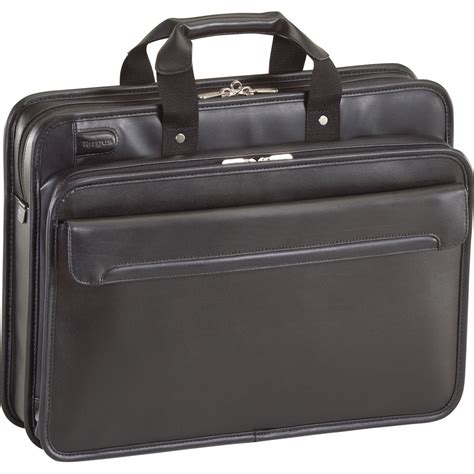 Targus 16 Commuter Leather Laptop Case Black Tet027us Bandh
