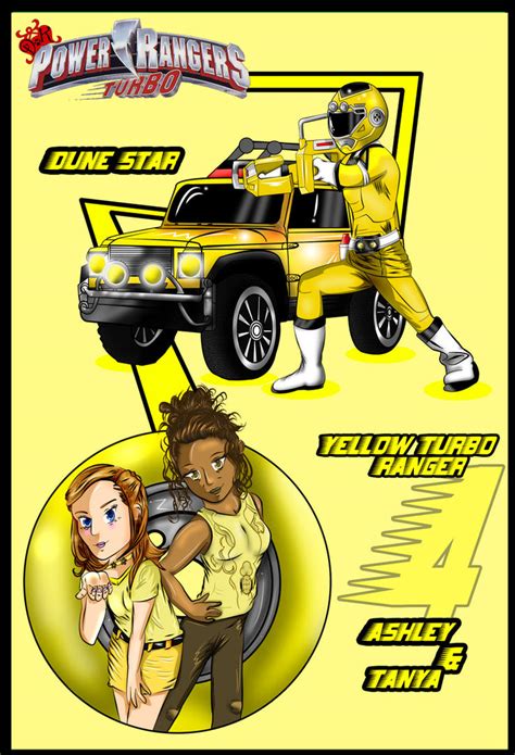 Yellow Turbo Ranger Tanya And Ashley By Dk Darkkitty On Deviantart
