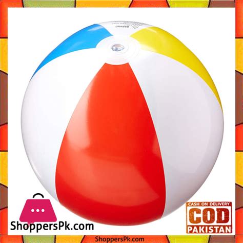 6 Pack 20 20 Intex Glossy Panel Colorful Beach Ball Outdoor Games