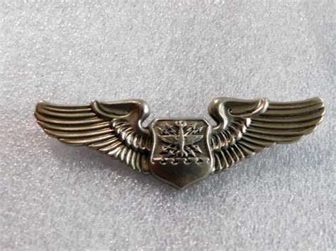 Vintage United States Air Force Us Military Wings Pin Badge Vietnam