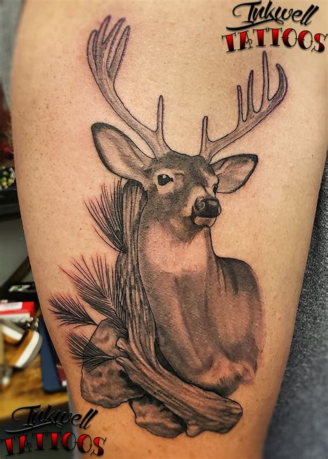 Browning Deer Tattoos For Women
