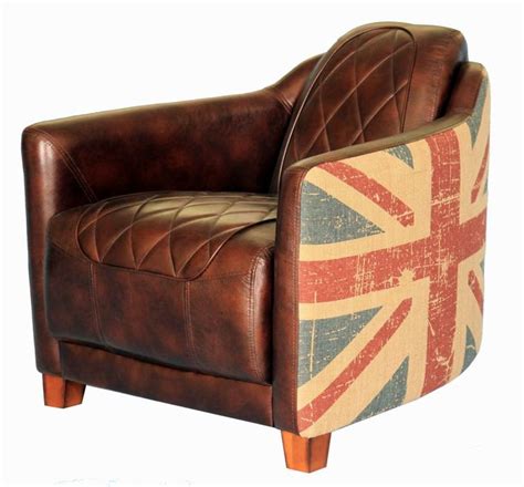 UNION JACK CHAIR - Add flair to any space with the Union Jack vintage