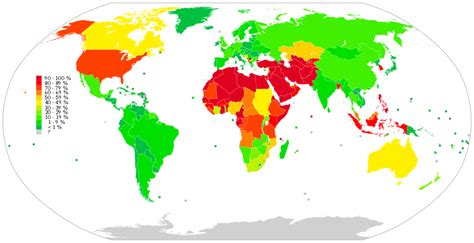 Circumcision Rates Around The World Circumcision