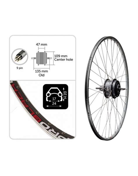 Mahle Ebikemotion X35 System 36v 250w Rear Hub Motor 32 Spokes