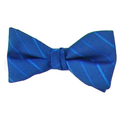 Modern Solid Royal Blue Bow Tie Bernards Formalwear Durham Nc