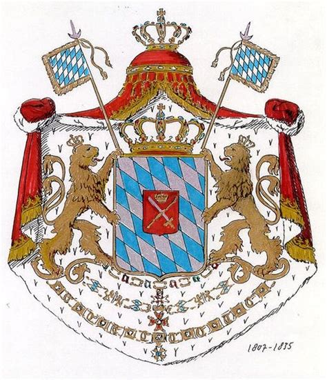 Coat Of Arms Of Kingdom Of Bavaria 180735 Coat Of Arms Arms Bavaria