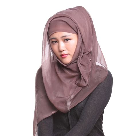 2019 Arab Islamic Turkish Headscarf Hijab Women Silk Scarf For Muslim
