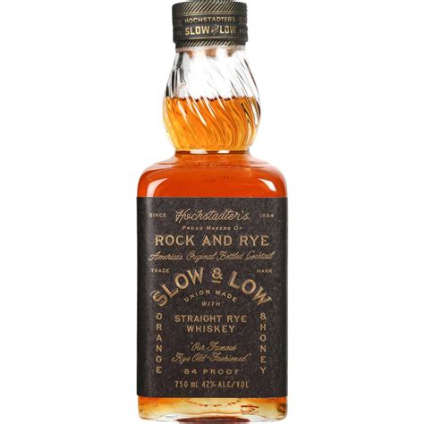 Hochstadters Slow And Low Rock And Rye 750ml Woolworths