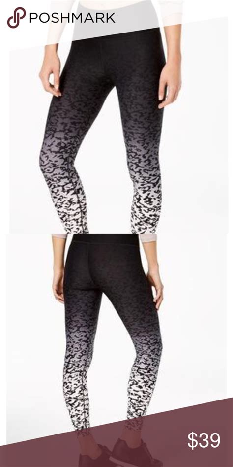 Calvin Klein Ombre Lynx Print Cropped Leggings Nwt Cropped Leggings