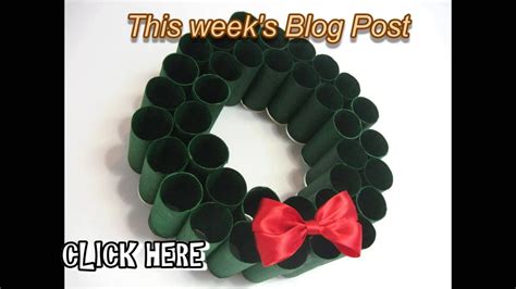 Toilet Paper Roll Wreath Blog Post 5 Youtube