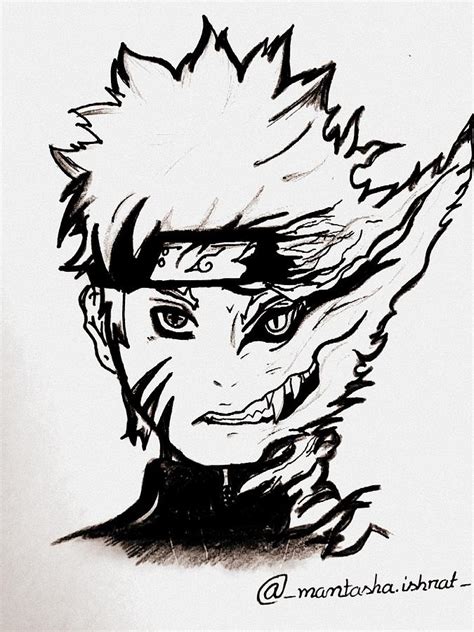 Naruto Drawing By Mantasha Ishrat