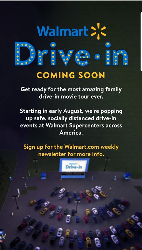 — walmart (@walmart) july 1, 2020. Walmart Drive In Movies Coming Soon...