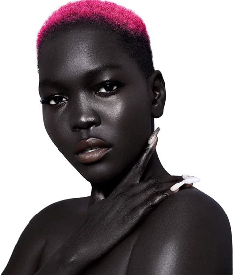 For Her Beautiful Dark Skin Tone South Sudanese Model Nyakim Gatwech