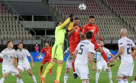Сборная северной македонии по футболу. North Macedonia vs Georgia drew 1-1 in Skopje - 1TV