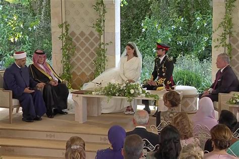 An Arab Royal Wedding Jordan Crown Prince And Rajwa Al Saifs Wedding Details